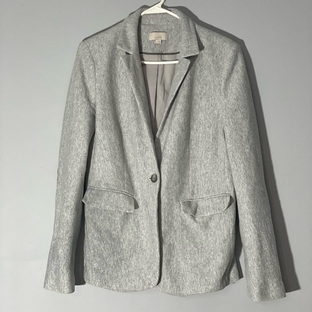 Loft Gray blazer size 8
